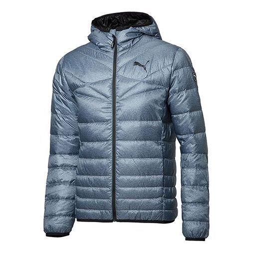 Puma Active Down Jacket 'Grey Black' 590350-38 sold by KicksCrew