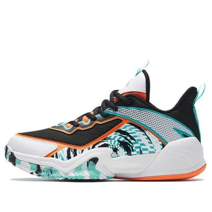 (GS) ANTA Basketball Shoes 'White Black Blue' A312331142-1 sold by KicksCrew