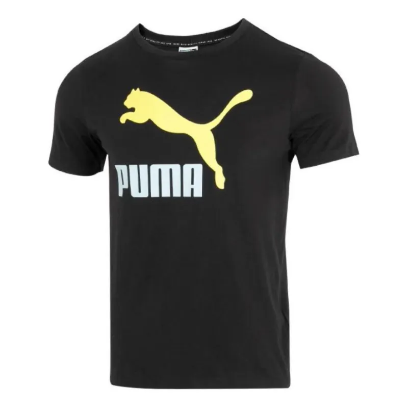 PUMA Classics Logo T-shirt 'Black' 621980-74 sold by KicksCrew