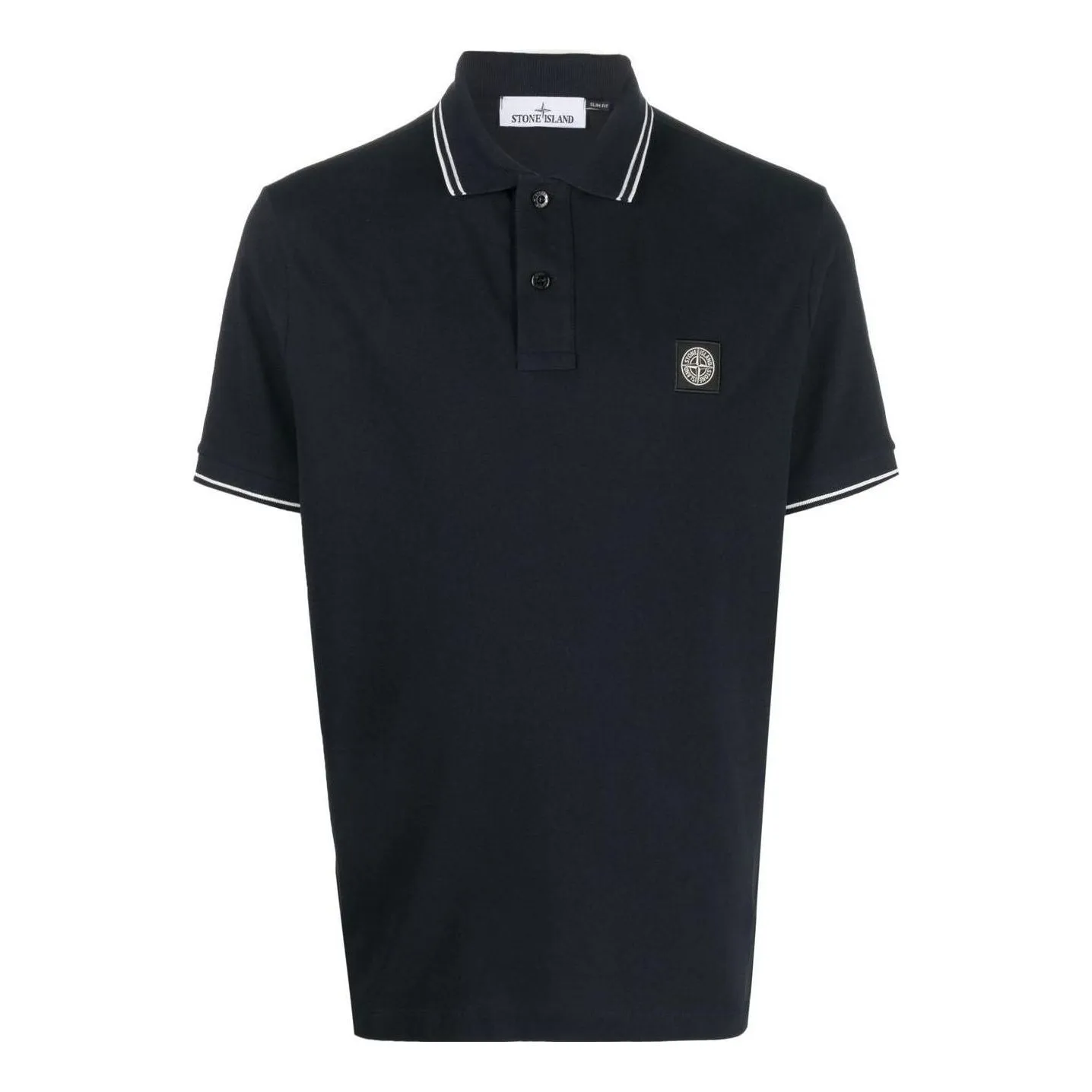 STONE ISLAND Patch Polo Shirt 'Navy' 10152SC18-A0020 sold by KicksCrew