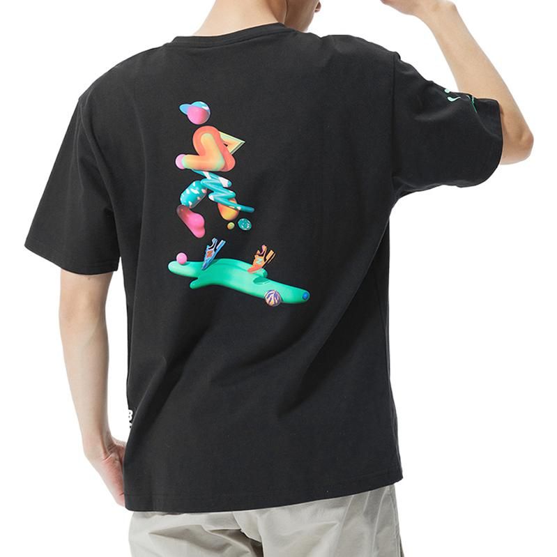 New Balance Artist Pack Velvet Spectrum Tee 'Black' AMT21556-BK sold by KicksCrew product image thumbnail 5