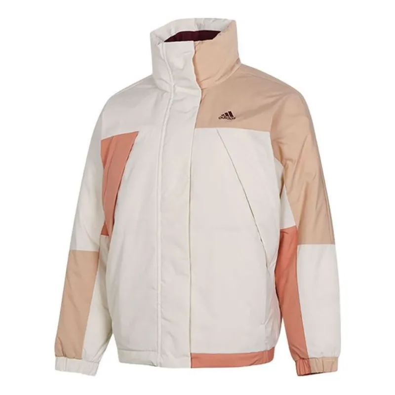 (WMNS) adidas CB Down Jacket Asia Sizing 'White Beige' H23070 sold by KicksCrew