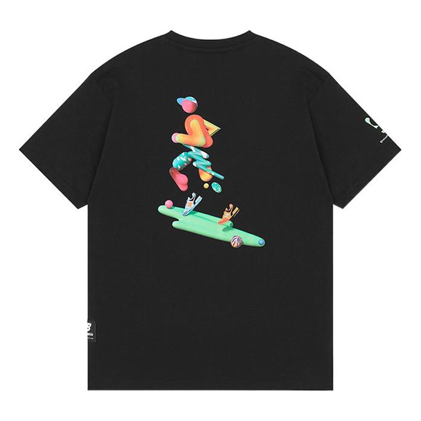 New Balance Artist Pack Velvet Spectrum Tee 'Black' AMT21556-BK sold by KicksCrew