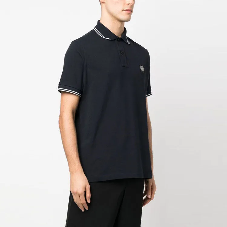 STONE ISLAND Patch Polo Shirt 'Navy' 10152SC18-A0020 sold by KicksCrew product image thumbnail 3
