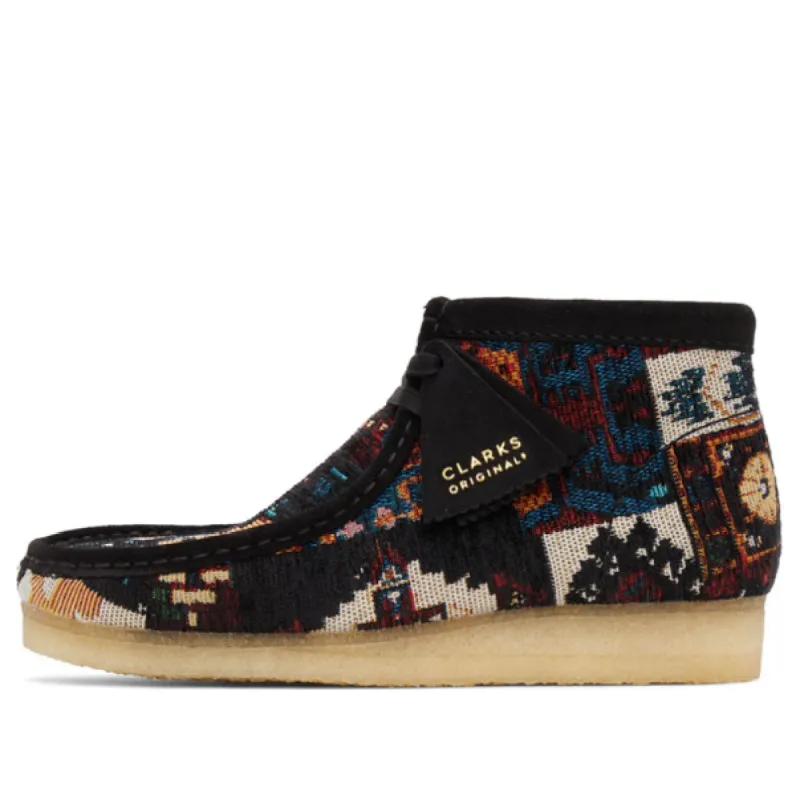 Clarks Wallabee Boots 'Black Combi' 26162511 sold by KicksCrew