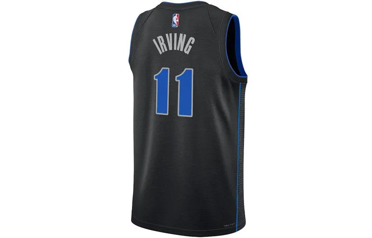 Nike Dallas Mavericks City Edition 23-24 Kyrie Irving Dri-FIT Swingman Jersey 'Black' DX8499-012 sold by KicksCrew product image thumbnail 2