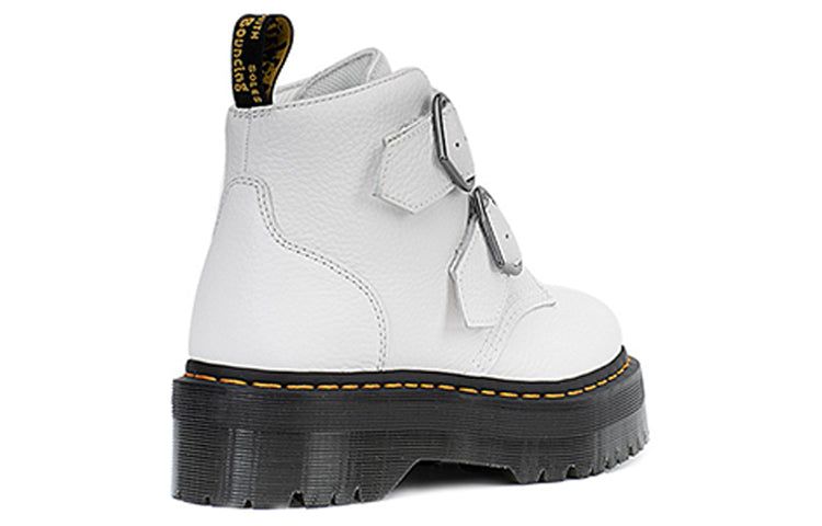 (WMNS) Dr.Martens Devon Heart Leather Platform Boots 'White' 26439100 sold by KicksCrew product image thumbnail 3