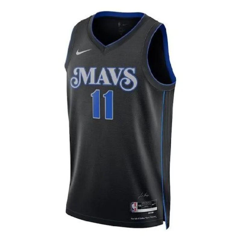 Nike Dallas Mavericks City Edition 23-24 Kyrie Irving Dri-FIT Swingman Jersey 'Black' DX8499-012 sold by KicksCrew