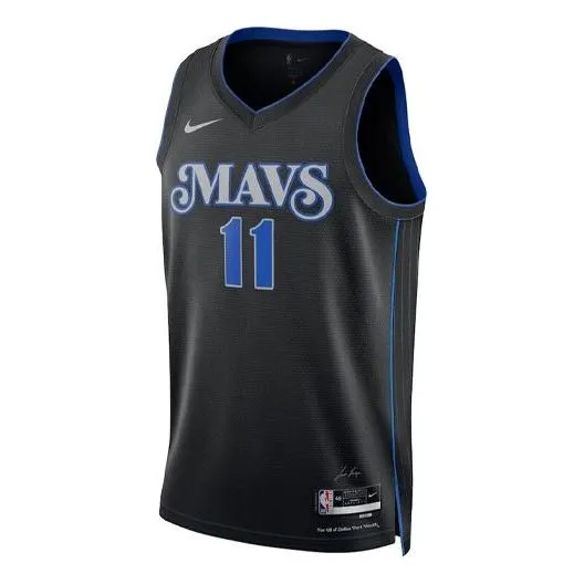 Nike Dallas Mavericks City Edition 23-24 Kyrie Irving Dri-FIT Swingman Jersey 'Black' DX8499-012 sold by KicksCrew