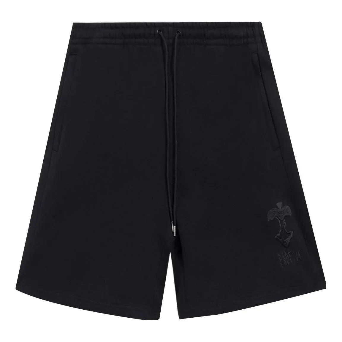 Li-Ning BadFive Embroidered Logo Shorts 'Black' AKSS375-1 sold by KicksCrew