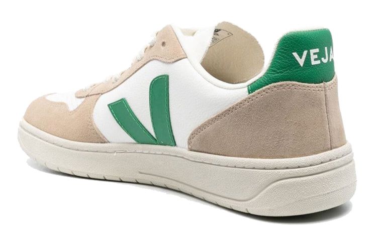 Veja V-10 Chromfree Low-Top Sneakers 'White Beige Green' VX0503146 sold by KicksCrew product image thumbnail 4