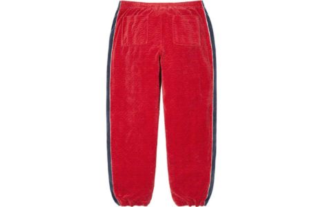 Supreme x Nike Velour Track Pant 'Red Grey' DB5794 sold by KicksCrew