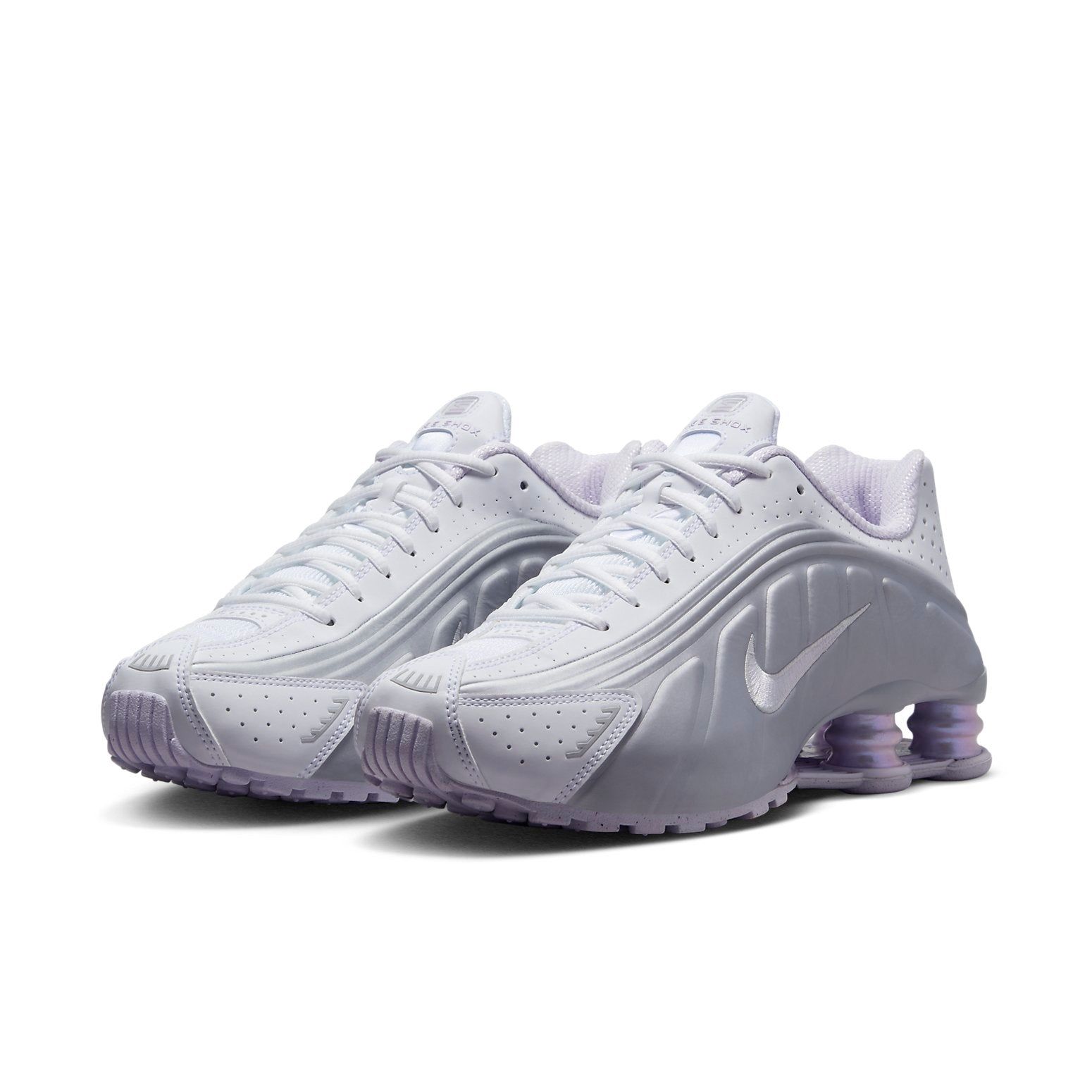 (WMNS) Nike Shox R4 'White Metallic Platinum' HF5076-100 sold by KicksCrew product image thumbnail 3
