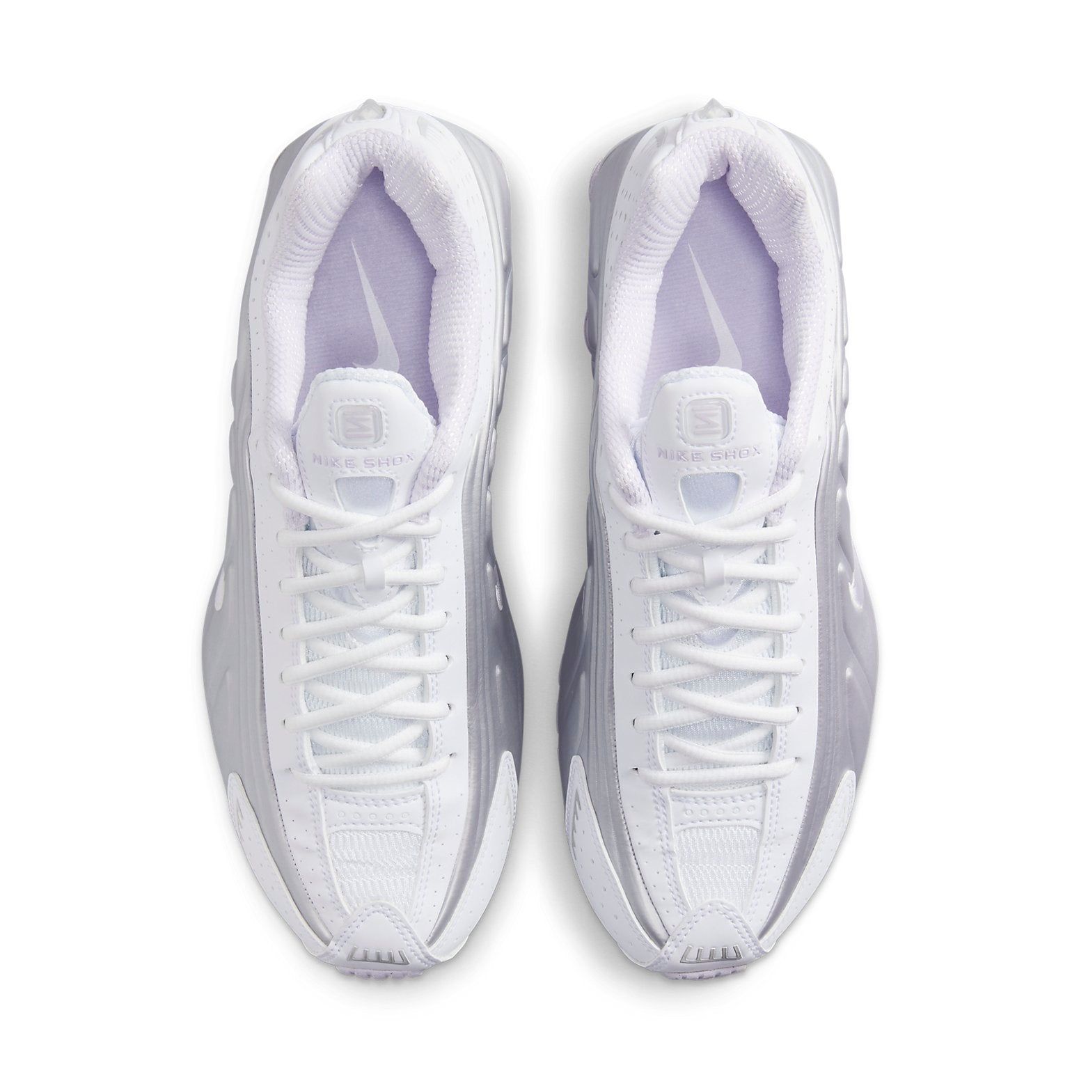 (WMNS) Nike Shox R4 'White Metallic Platinum' HF5076-100 sold by KicksCrew product image thumbnail 4