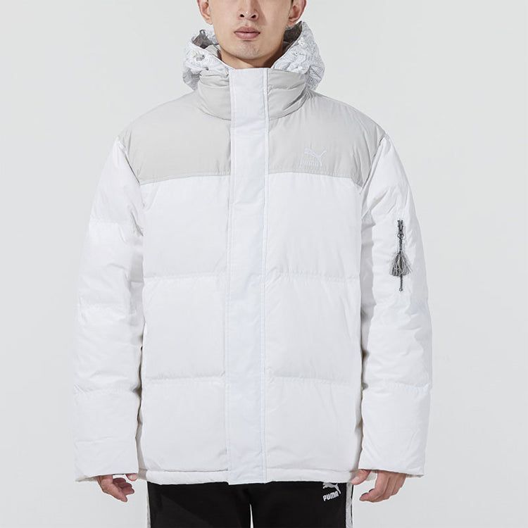 Puma Classics Padded Jacket 'White' 534973-02 sold by KicksCrew product image thumbnail 3
