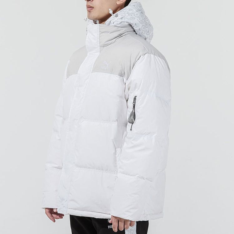 Puma Classics Padded Jacket 'White' 534973-02 sold by KicksCrew product image thumbnail 5