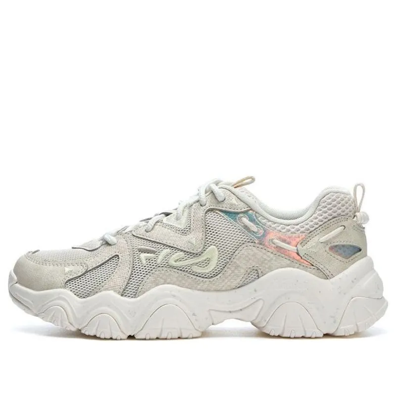 (WMNS) FILA Fluid 4 Sneakers 'Beige White' F12W322107FWG sold by KicksCrew