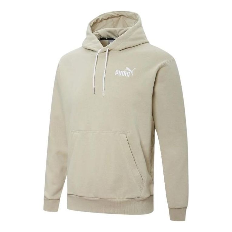 Puma Ess Logo Hoodie 'Beige' 849585-64 sold by KicksCrew
