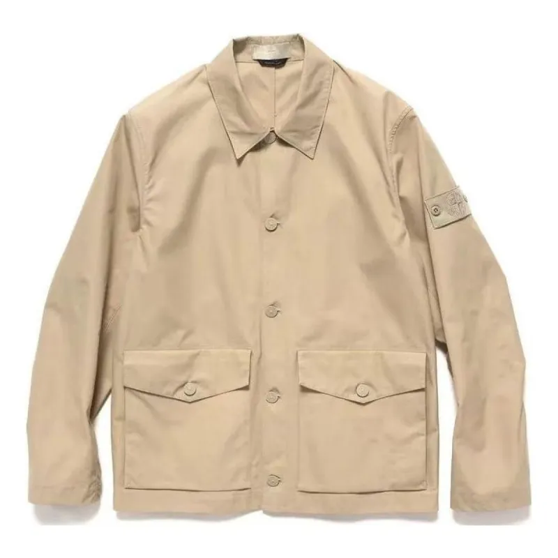 STONE ISLAND Compass Patch Jacket 'Beige' 7815437F1-V0090 sold by KicksCrew