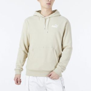 Puma Ess Logo Hoodie 'Beige' 849585-64 sold by KicksCrew