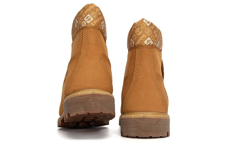 Timberland Premium 6 Inch Waterproof Boots 'Wheat and Logo Print' A2B1X231 sold by KicksCrew product image thumbnail 4