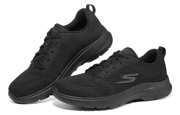 Skechers Go Walk 6 Avalo Lace Up 'Pure Black' 216209-BBK sold by KicksCrew product image thumbnail 3
