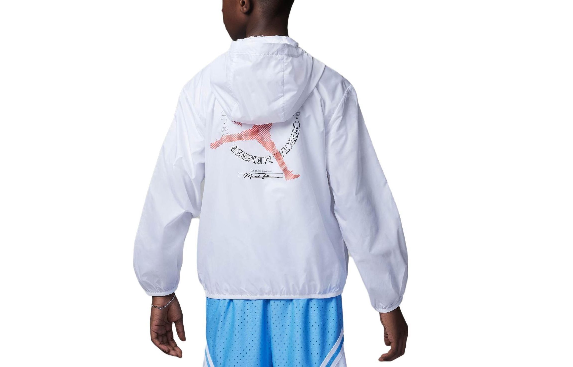 (GS) Air Jordan Onion UPF 40+ Jacket 'White' FQ1061-100 sold by KicksCrew product image thumbnail 2