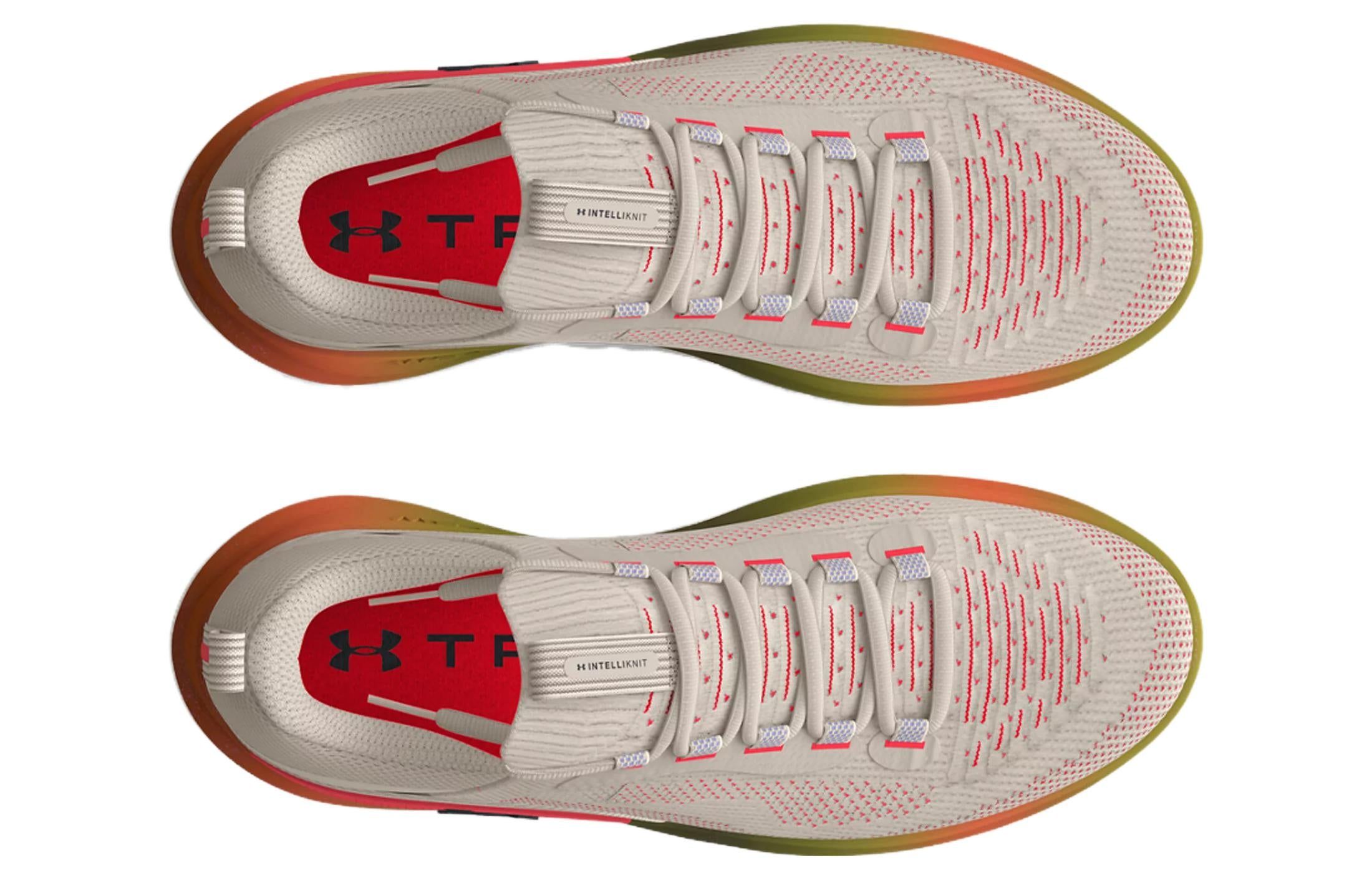 (WMNS) Under Armour Flow Dynamic Printed Training Shoes 'Beige Orange' 3027058-101 sold by KicksCrew product image thumbnail 4