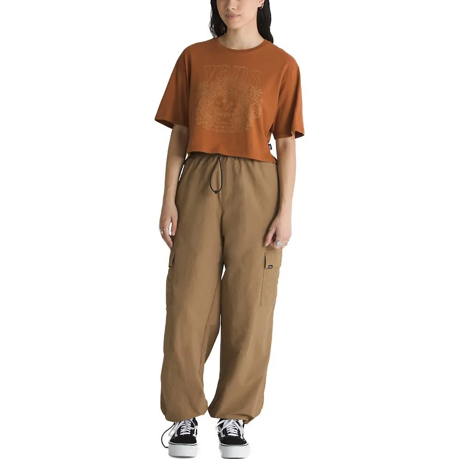 (WMNS) Vans Petal Pusher Crop Top T-shirt 'Orange' VN000K556KY sold by KicksCrew product image thumbnail 2