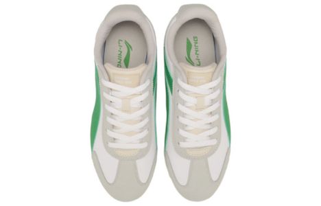 Li-Ning 3K Classic Retro Casual Sports Shoes 'White Grey Green' AGCQ019-1 sold by KicksCrew