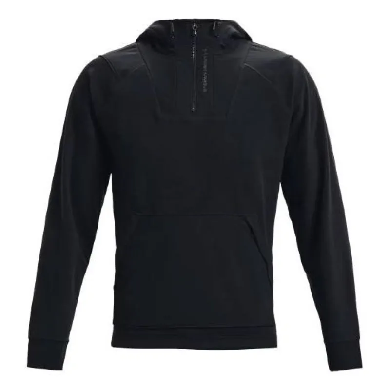 Under Armour Rush Fleece Long Sleeve Hoodie 'Black' 1366177-001 sold by KicksCrew