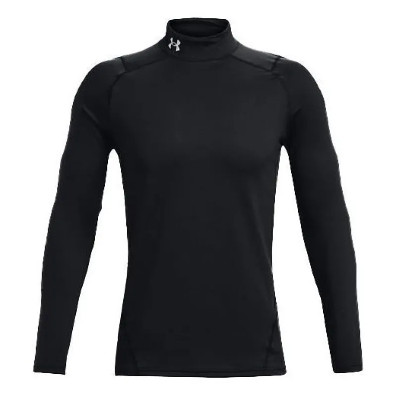 Under Armour ColdGear Fitted Mock Long Sleeve T-shirt 'Black' 1366066-001 sold by KicksCrew