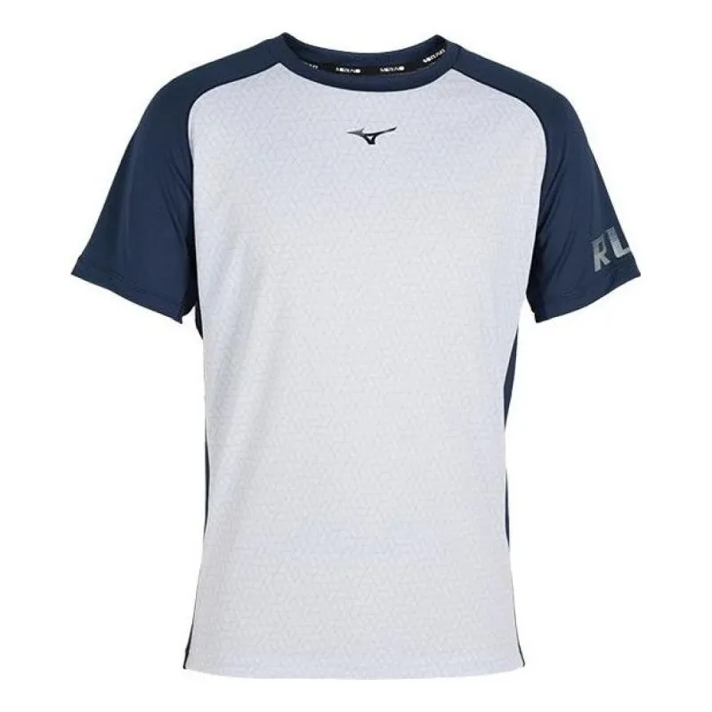 Mizuno Performance Logo Casual T-shirt 'Blue' J2CA31E3 sold by KicksCrew