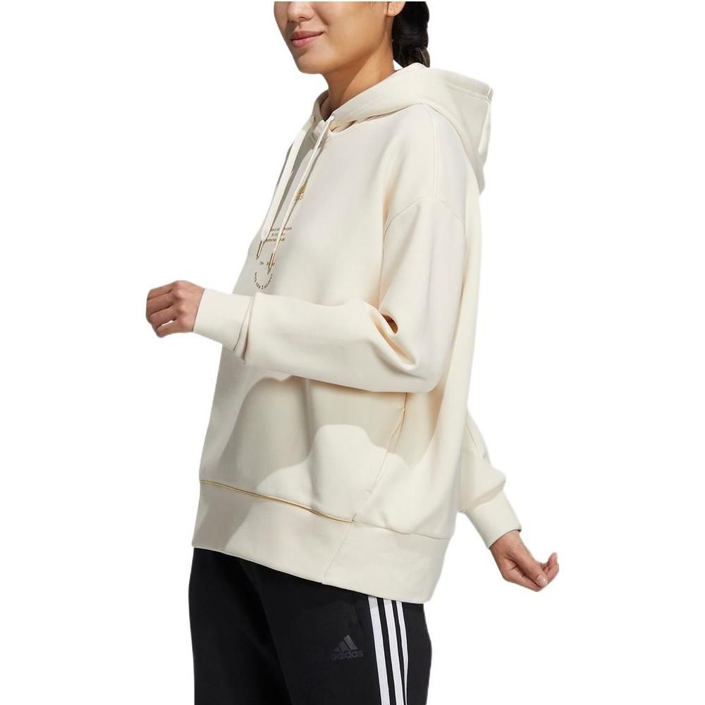 (WMNS) adidas Adi Logo Hoodie 'White' HG1823 sold by KicksCrew product image thumbnail 2