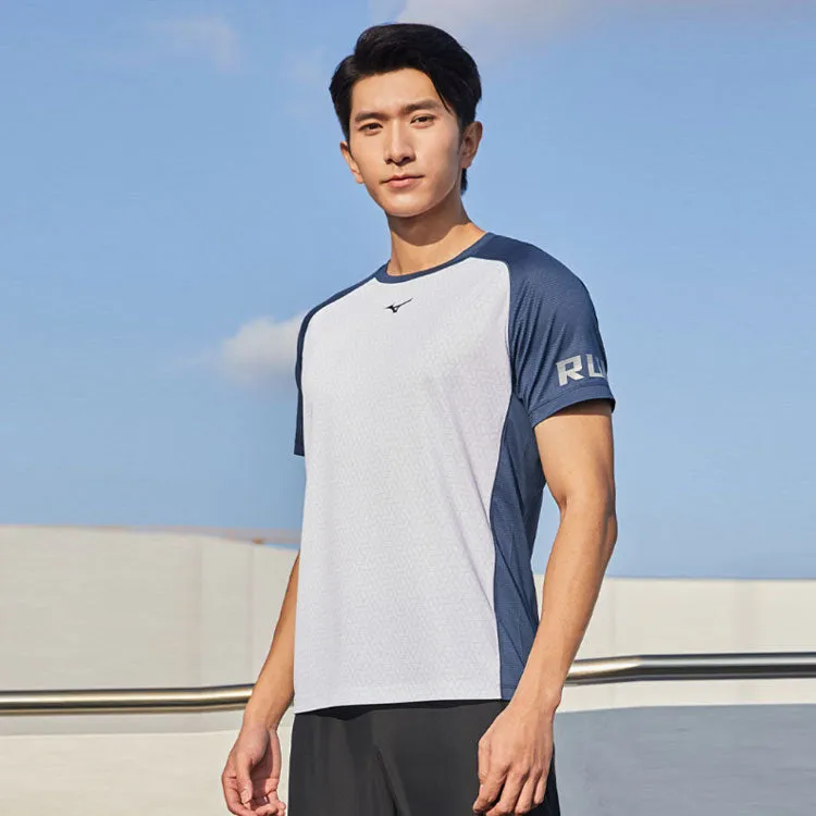 Mizuno Performance Logo Casual T-shirt 'Blue' J2CA31E3 sold by KicksCrew product image thumbnail 3