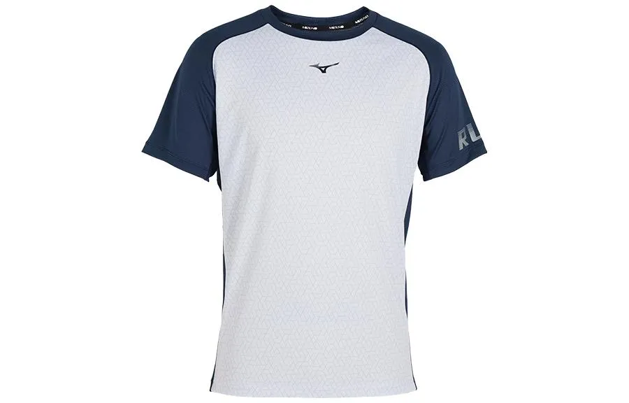Mizuno Performance Logo Casual T-shirt 'Blue' J2CA31E3 sold by KicksCrew product image thumbnail 2