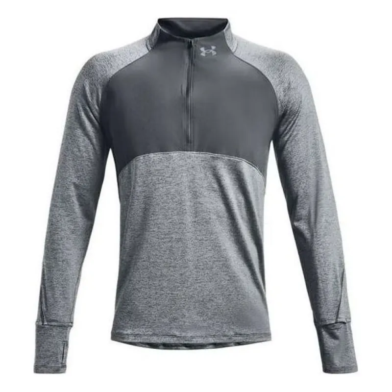 Under Armour Qualifier Run 2.0 1/2 Zip Sweatshirt 'Pitch Grey' 1365662-012 sold by KicksCrew