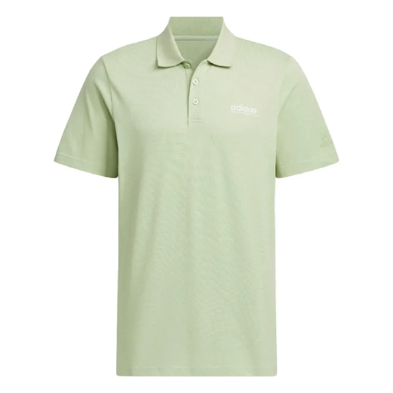 adidas Piqué Solid Polo Shirt 'Green' JI9054 sold by KicksCrew