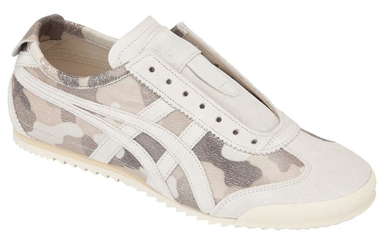 (WMNS) Onitsuka Tiger Mexico Slip-On Deluxe 'White Grey Camouflage' 1182A133-100 sold by KicksCrew product image thumbnail 3