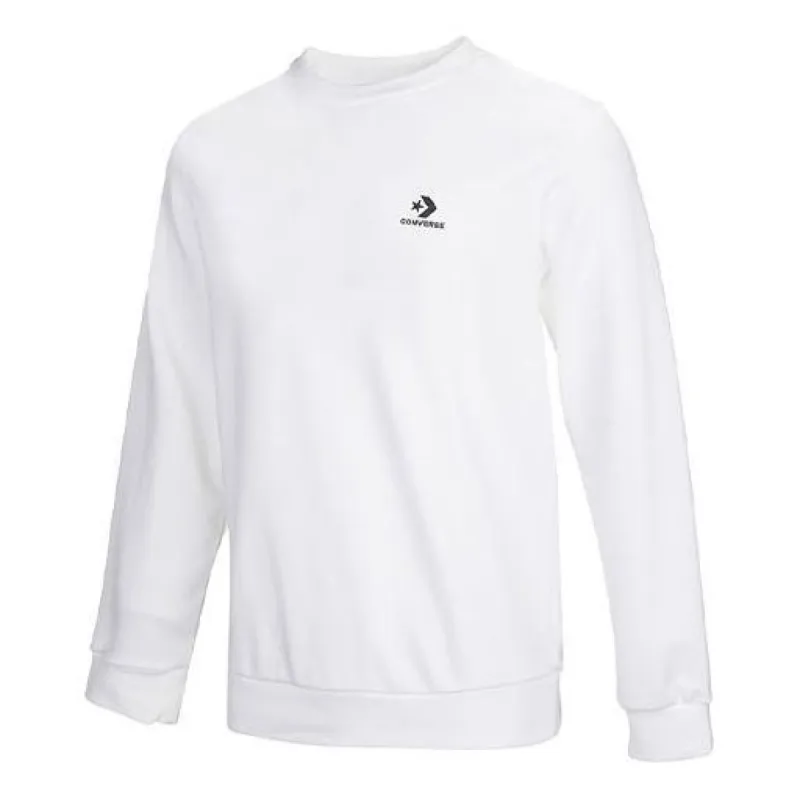 Converse Embroidered Star Chevron Crew FT 'White' 10020345-A16 sold by KicksCrew