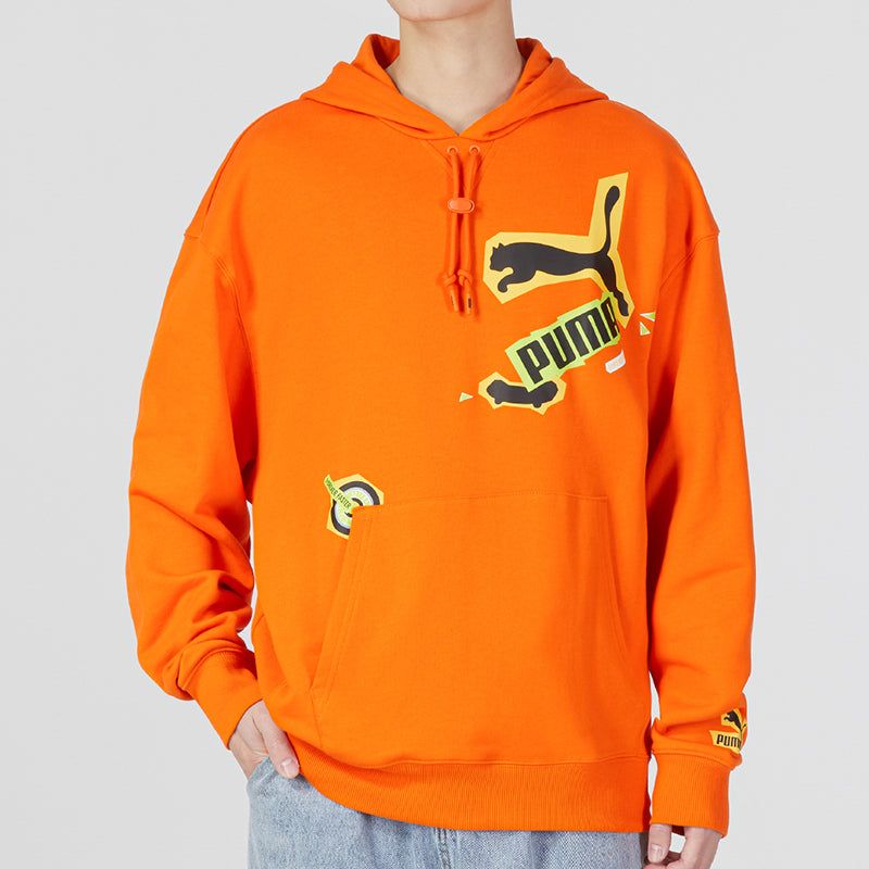 Puma Classics Street Sport Hoodie 'Orange' 539966-23 sold by KicksCrew product image thumbnail 3