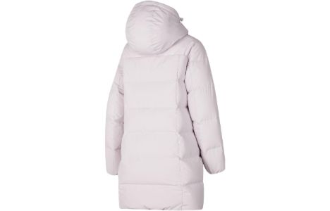 (WMNS) Skechers BASIC Long Down Jacket 'Pink' P423W085-0239 sold by KicksCrew