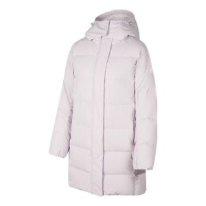 (WMNS) Skechers BASIC Long Down Jacket 'Pink' P423W085-0239 sold by KicksCrew