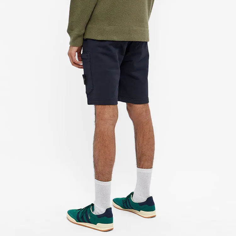 STONE ISLAND Garment Dyed Sweat Shorts 'Navy' 761564651-V0020 sold by KicksCrew product image thumbnail 2