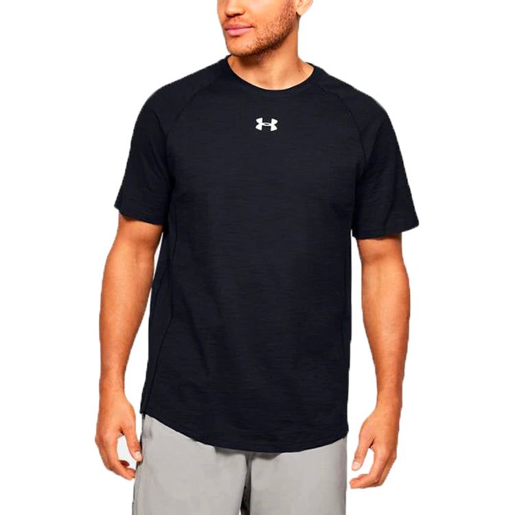 Under Armour Charged Cotton T-shirt 'Black' 1351570-001 sold by KicksCrew product image thumbnail 2