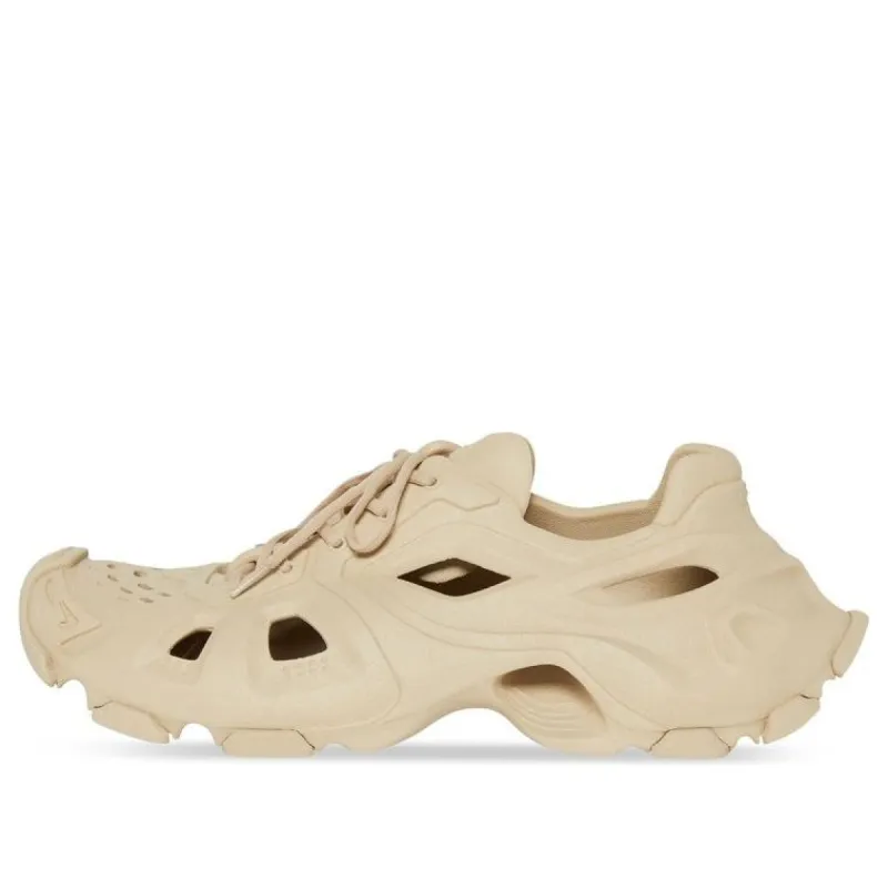 Balenciaga HD Lace Up Cut Out Sneakers 'Beige' 702421W3CES9300 sold by KicksCrew