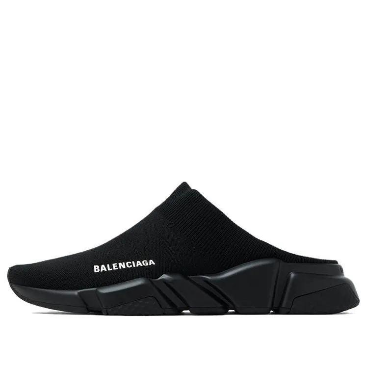 (WMNS) Balenciaga Speed Mules 'Black' 711474W2DB11000 sold by KicksCrew