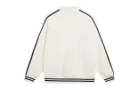 Li-Ning Striped Graphic Baseball Jacket 'White Black' AWDT545-1 sold by KicksCrew