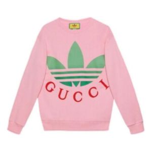 (WMNS) Gucci x adidas Cotton Jersey Sweatshirt 'Pink' 721361-XJE2B-5904 sold by KicksCrew