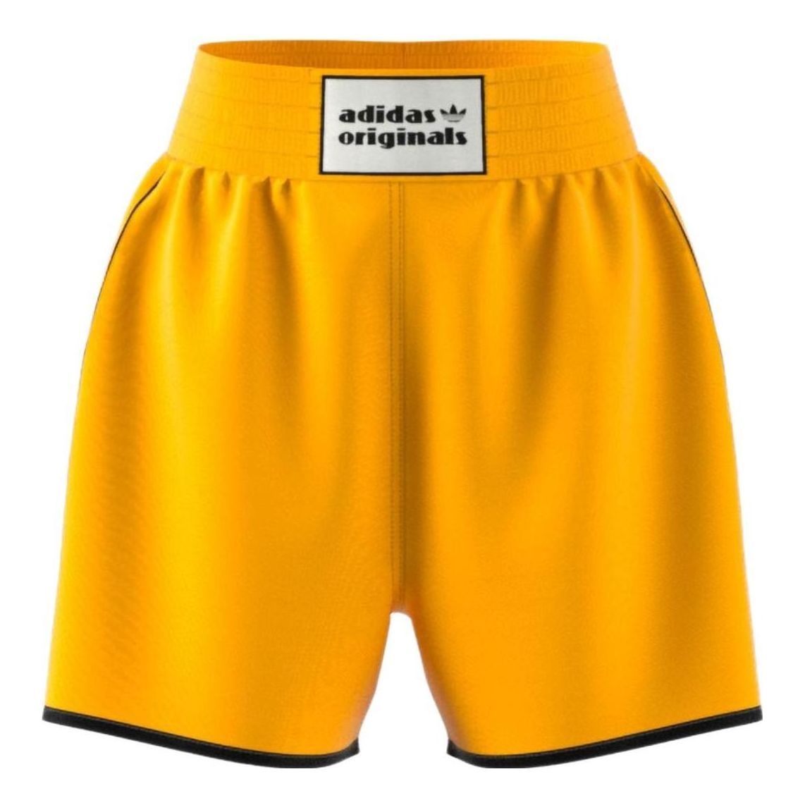 (WMNS) adidas Boxing Shorts 'Yellow' IC8508 sold by KicksCrew